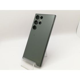 【中古】SAMSUNG au 【SIMフリー】 Galaxy S23 Ultra グリーン 12GB 256GB SCG20【大須アメ横】保証期間１ヶ月【ランクB】
