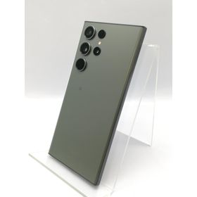 【中古】【赤ロム保証あり】SAMSUNG au 【SIMフリー】 Galaxy S23 Ultra グリーン 12GB 256GB SCG20【秋葉4号】保証期間１ヶ月【ランクA】
