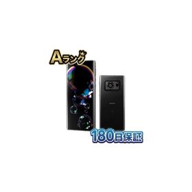 【整備済み品】 SHARP AQUOS R6 docomo SIMフリー スマートフォン 5G SH-51B ブラック