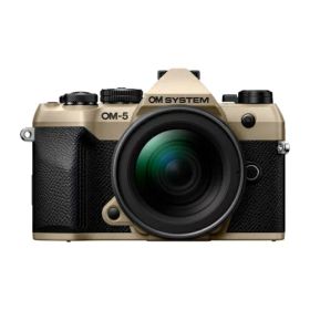 OM SYSTEM OM-5 Mark II BEG サンドベージュ 12-45mm F4.0 PRO レンズキット ミラーレスデジタル一眼カメラ IP53防水防塵対応 OM5MK2L1245KS
