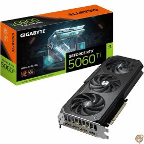 GIGABYTE GeForce RTX 5060 Ti Gaming OC 16Gグラフィックスカード、16GB 128ビットGDDR7、PCIe 5.0、WINDFORCE冷却システム、GV-N506TGAMING OC-16GD ビデオカード。