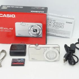 美品 CASIO カシオ EXILIM EX-ZS20 コンパクトデジタルカメラ シルバー 元箱付 260508e
