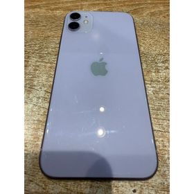 【中古正常品】iPhone11 128GB パープル 正規SIMフリー MWM52J/A A406