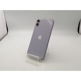 【中古】Apple SoftBank 【SIMロック解除済み】 iPhone 11 64GB パープル MWLX2J/A【大阪堂島】保証期間１ヶ月【ランクC】