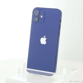 〔中古〕Apple(アップル) iPhone12 128GB ブルー MGHX3J／A SIMフリー〔297-ud〕