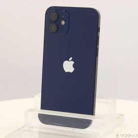 〔中古〕NTTドコモ iPhone12 128GB ブルー MGHX3J／A SIMフリー〔305-ud〕