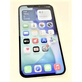 中古 Apple iPhone12 64GB ホワイト MGHP3J／A SIMフリー※赤ロム保証対象
