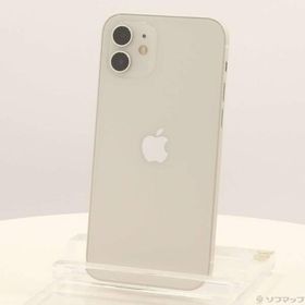 〔中古〕Apple(アップル) iPhone12 64GB ホワイト MGHP3J／A SIMフリー 〔ネットワーク利用制限▲〕〔262-ud〕