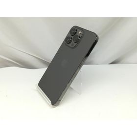 【中古】Apple au 【SIMフリー】 iPhone 13 Pro 128GB グラファイト MLUE3J/A【札幌】保証期間１ヶ月【ランクB】