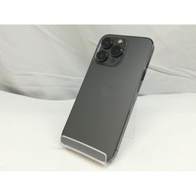 【中古】Apple au 【SIMフリー】 iPhone 13 Pro 128GB グラファイト MLUE3J/A【札幌】保証期間１週間【ランクC】