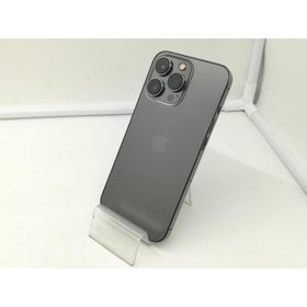 【中古】Apple docomo 【SIMフリー】 iPhone 13 Pro 128GB グラファイト MLUE3J/A【札幌】保証期間１ヶ月【ランクB】