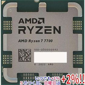 【バルク新品】 AMD Ryzen 7 7700 100-000000592 3.8GHz Socket AM5
