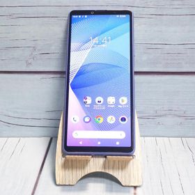au Xperia 10 III SOG04 ブルー SONY 本体 白ロム SIMロック解除済み SIMフリー 美品 A711743