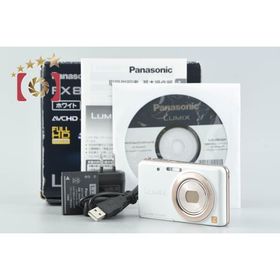 【中古】Panasonic パナソニック LUMIX DMC-FX80 ホワイト コンパクトデジタルカメラ 元箱付き