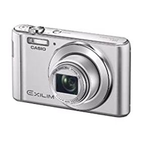 CASIO デジタルカメラ EXILIM EXZS180SR 1610万画素 光学12倍ズーム 広角24mm EX-ZS180SR シルバー(中古品)