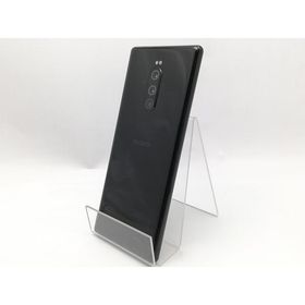 【中古】SONY SoftBank 【SIMロック解除済み】 Xperia 1 802SO ブラック【ECセンター】保証期間１ヶ月【ランクB】
