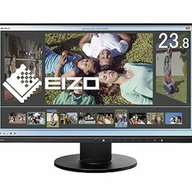 【中古】(良い)EIZO FlexScan 23.8インチ カラー液晶モニター ( 1920×1080 / IPSパネル / 5ms / ノングレア/ ブラック ) EV2450-BKR