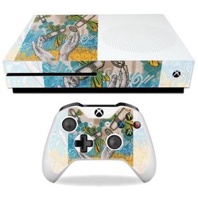 MightySkins Microsoft Xbox One S 用ビニールスキン「Capture」保護デカールラップ 着脱簡単