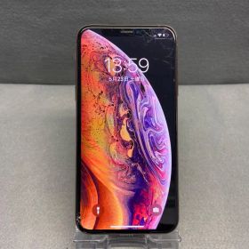 中古 国内版 SIMフリー iPhoneXs 256GB ゴールド色