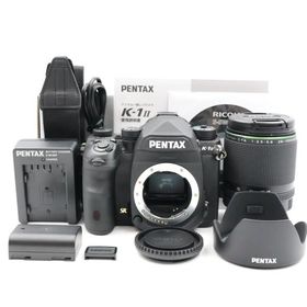 シャッター数1238枚 PENTAX K-1 Mark II 28-105WR レンズキット ブラック フルサイズデジタル一眼レフカメラ 16007 ペンタックス