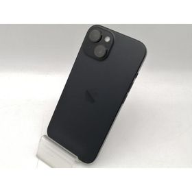【中古】Apple 国内版 【SIMフリー】 iPhone 15 128GB ブラック MTMH3J/A【OSU301】保証期間１ヶ月【ランクC】