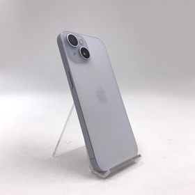【全額返金保証】【最速発送】 iPhone 15 128GB ブルー au 動作確認済 82%