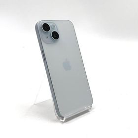 【全額返金保証】【最速発送】 iPhone 15 128GB ブルー 楽天モバイル SIMフリー 美品 動作確認済 87%