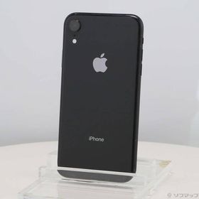 〔中古〕Apple(アップル) iPhoneXR 64GB ブラック MT002J／A SoftBank〔276-ud〕