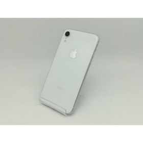 【中古】Apple au 【SIMロック解除済み】 iPhone XR 64GB ホワイト MT032J/A【町田】保証期間１ヶ月【ランクC】