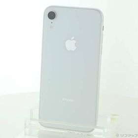 〔中古〕NTTドコモ iPhoneXR 64GB ホワイト MT032J／A SIMフリー〔247-ud〕