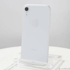 〔中古〕Apple(アップル) iPhoneXR 64GB ホワイト MT032J／A SIMフリー〔344-ud〕