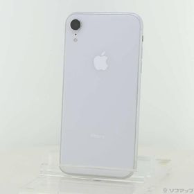 〔中古〕Apple(アップル) iPhoneXR 64GB ホワイト MT032J／A SIMフリー〔305-ud〕