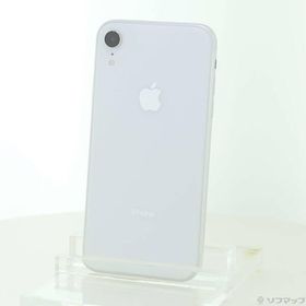 〔中古〕Apple(アップル) iPhoneXR 64GB ホワイト MT032J／A SIMフリー〔377-ud〕