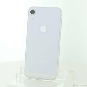 〔中古〕Apple(アップル) iPhoneXR 64GB ホワイト MT032J／A SIMフリー〔262-ud〕