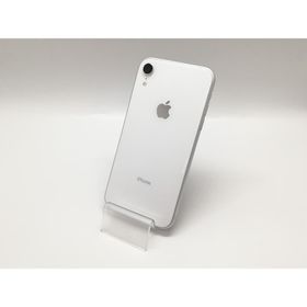 【中古】Apple docomo 【SIMロック解除済み】 iPhone XR 64GB ホワイト MT032J/A【福岡天神】保証期間１ヶ月【ランクC】