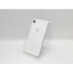 【中古】Apple docomo 【SIMロック解除済み】 iPhone XR 64GB ホワイト MT032J/A【京都】保証期間１ヶ月【ランクC】