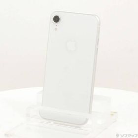 〔中古〕au iPhoneXR 64GB ホワイト MT032J／A SIMフリー〔276-ud〕