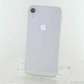 〔中古〕Apple(アップル) iPhoneXR 64GB ホワイト MT032J／A SIMフリー〔344-ud〕