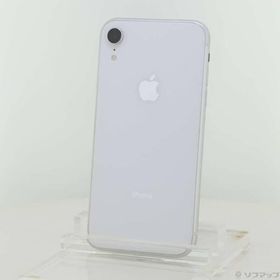 〔中古〕Apple(アップル) iPhoneXR 64GB ホワイト MH6V3J／A SIMフリー〔295-ud〕