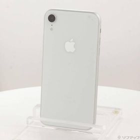 〔中古〕Apple(アップル) iPhoneXR 64GB ホワイト MT032J／A SIMフリー〔196-ud〕