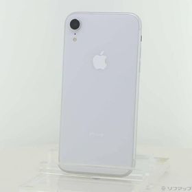 〔中古〕Apple(アップル) iPhoneXR 64GB ホワイト MT032J／A SIMフリー〔297-ud〕