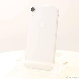 〔中古〕Apple(アップル) iPhoneXR 64GB ホワイト MT032J／A SIMフリー〔368-ud〕