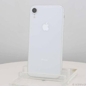 〔中古〕Apple(アップル) iPhoneXR 64GB ホワイト MT032J／A SIMフリー〔251-ud〕
