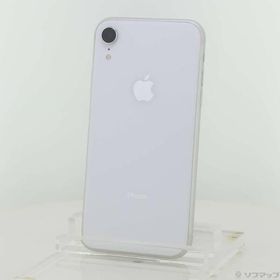 〔中古〕Apple(アップル) iPhoneXR 64GB ホワイト MT032J／A SIMフリー〔247-ud〕