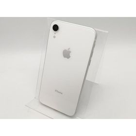 【中古】Apple docomo 【SIMロック解除済み】 iPhone XR 64GB ホワイト MT032J/A【高崎モントレー】保証期間１ヶ月【ランクA】