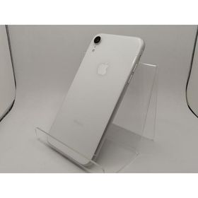 【中古】Apple au 【SIMロック解除済み】 iPhone XR 64GB ホワイト MT032J/A【川崎駅前】保証期間１ヶ月【ランクA】
