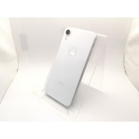 【中古】Apple docomo 【SIMロック解除済み】 iPhone XR 64GB ホワイト MT032J/A【秋葉3号】保証期間１ヶ月【ランクB】