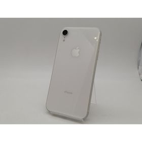 【中古】Apple docomo 【SIMロック解除済み】 iPhone XR 64GB ホワイト MT032J/A【仙台イービーンズ】保証期間１ヶ月【ランクC】