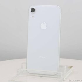 〔中古〕Apple(アップル) iPhoneXR 64GB ホワイト MT032J／A SIMフリー〔251-ud〕