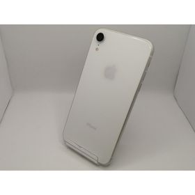 【中古】Apple docomo 【SIMロック解除済み】 iPhone XR 64GB ホワイト MT032J/A【大須2】保証期間１ヶ月【ランクB】